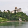 NIEDZICA - WIDOK Z ZAPORY NA ZAMEK NIEDZICA