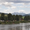 WIDOK Z KŁADKI NAD DUNAJCEM